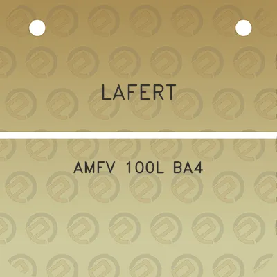 lafert-amfv-100l-ba4