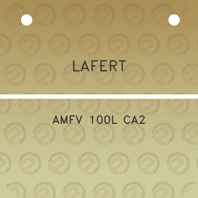 lafert-amfv-100l-ca2