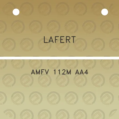 lafert-amfv-112m-aa4