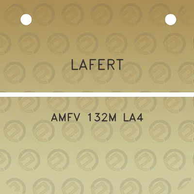 lafert-amfv-132m-la4