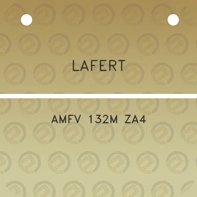 lafert-amfv-132m-za4