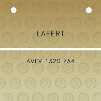 lafert-amfv-132s-za4