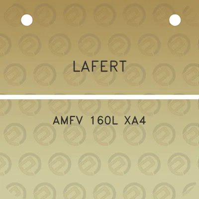 lafert-amfv-160l-xa4