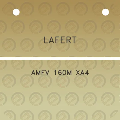 lafert-amfv-160m-xa4