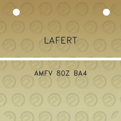 lafert-amfv-80z-ba4