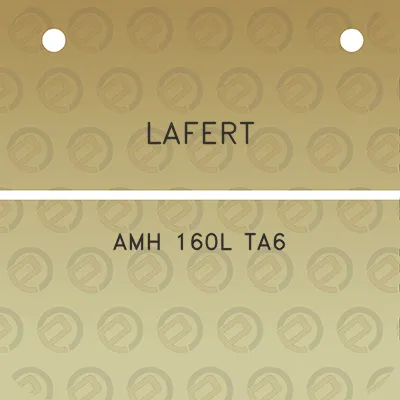 lafert-amh-160l-ta6