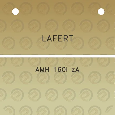 lafert-amh-160l-za