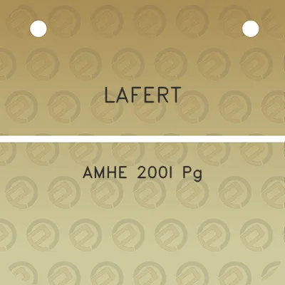 lafert-amhe-200l-pg