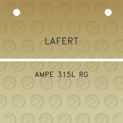 lafert-ampe-315l-rg