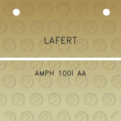 lafert-amph-100l-aa