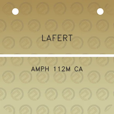 lafert-amph-112m-ca