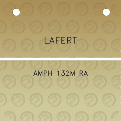 lafert-amph-132m-ra