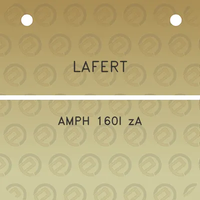 lafert-amph-160l-za