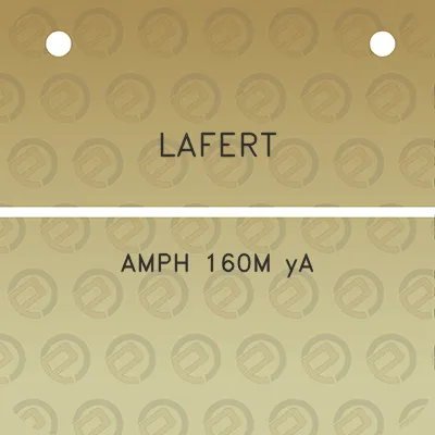 lafert-amph-160m-ya