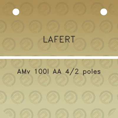 lafert-amv-100l-aa-42-poles