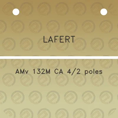 lafert-amv-132m-ca-42-poles