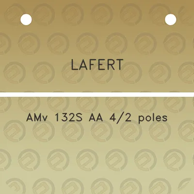 lafert-amv-132s-aa-42-poles