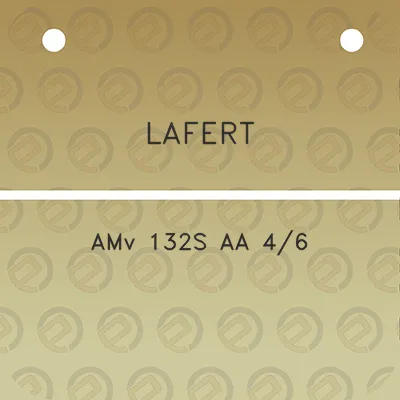 lafert-amv-132s-aa-46