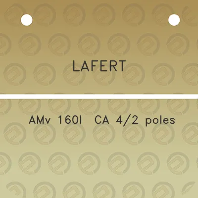 lafert-amv-160l-ca-42-poles