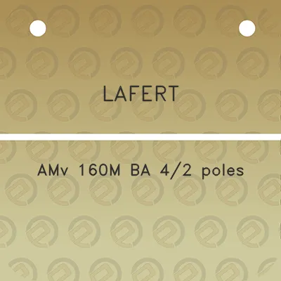 lafert-amv-160m-ba-42-poles