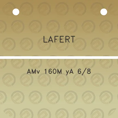 lafert-amv-160m-ya-68