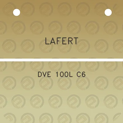 lafert-dve-100l-c6