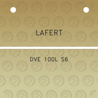 lafert-dve-100l-s6