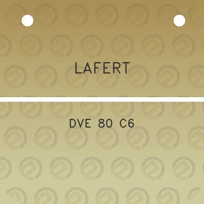 lafert-dve-80-c6