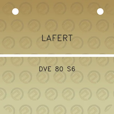 lafert-dve-80-s6