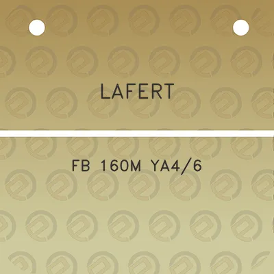 lafert-fb-160m-ya46