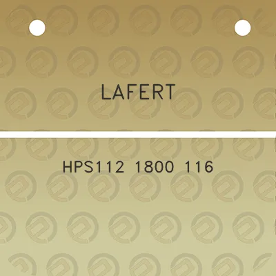 lafert-hps112-1800-116