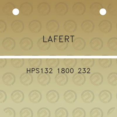 lafert-hps132-1800-232