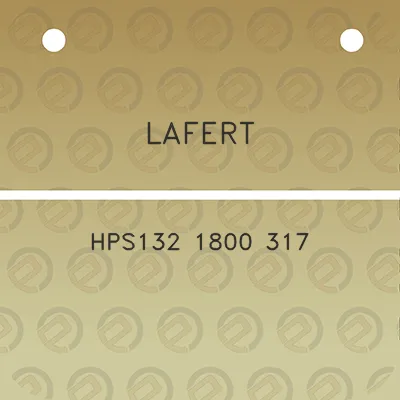 lafert-hps132-1800-317