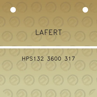 lafert-hps132-3600-317