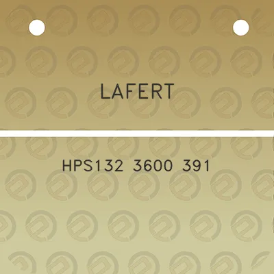 lafert-hps132-3600-391