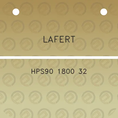 lafert-hps90-1800-32