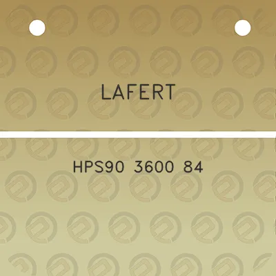 lafert-hps90-3600-84