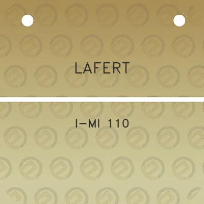 lafert-i-mi-110