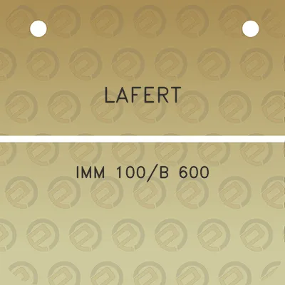 lafert-imm-100b-600