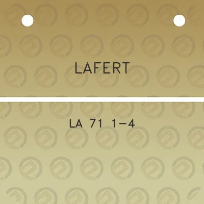 lafert-la-71-1-4