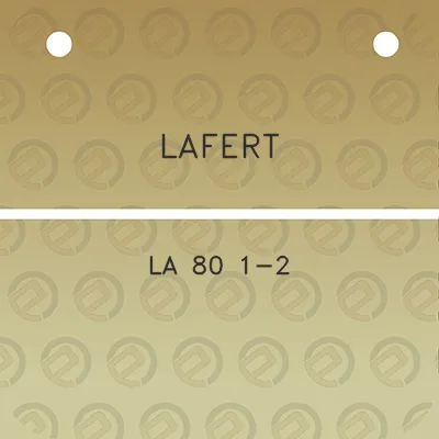 lafert-la-80-1-2