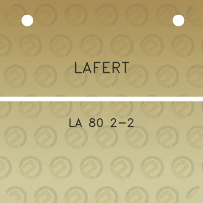 lafert-la-80-2-2