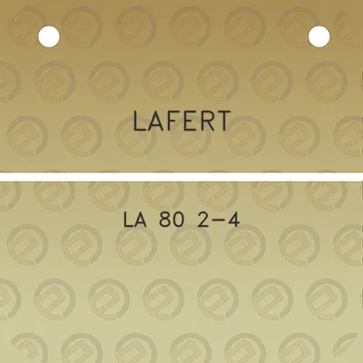 lafert-la-80-2-4