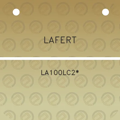 lafert-la100lc2