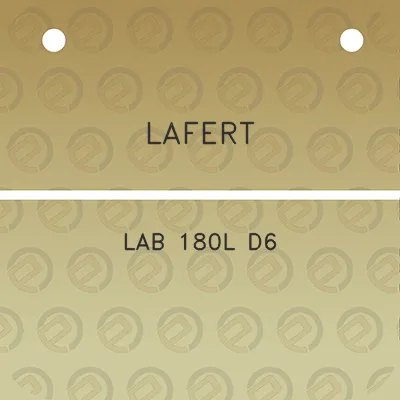 lafert-lab-180l-d6