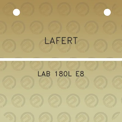 lafert-lab-180l-e8