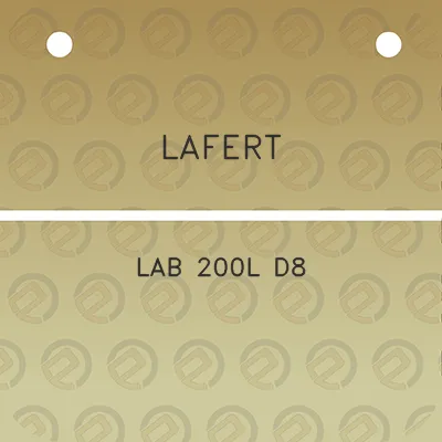 lafert-lab-200l-d8