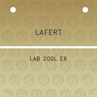 lafert-lab-200l-e6