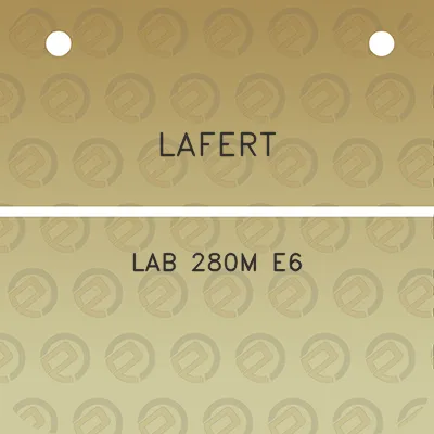 lafert-lab-280m-e6