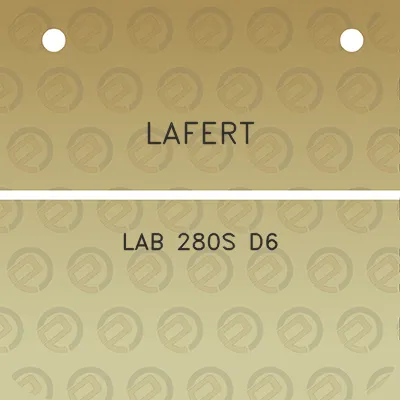 lafert-lab-280s-d6